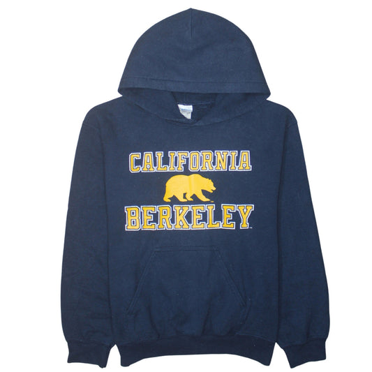 Gildan Men's Blue California Berkeley Pullover Hoodie Small