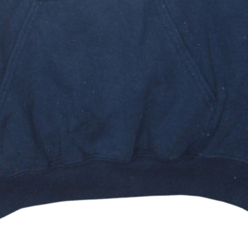 Gildan Men's Blue California Berkeley Pullover Hoodie Small