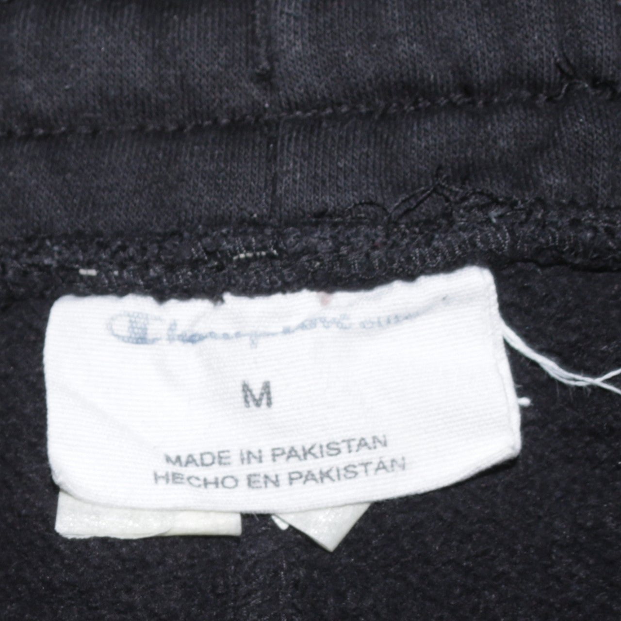 Champion Men's Black Jogger Sweatpants M Regular Fit Fleece Tapered