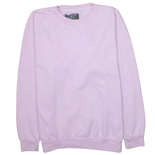 PrettyLittleThing Womens Pink Pullover Sweatshirt Size M Cotton Blend