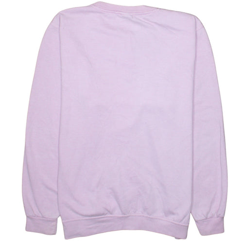 PrettyLittleThing Womens Pink Pullover Sweatshirt Size M Cotton Blend