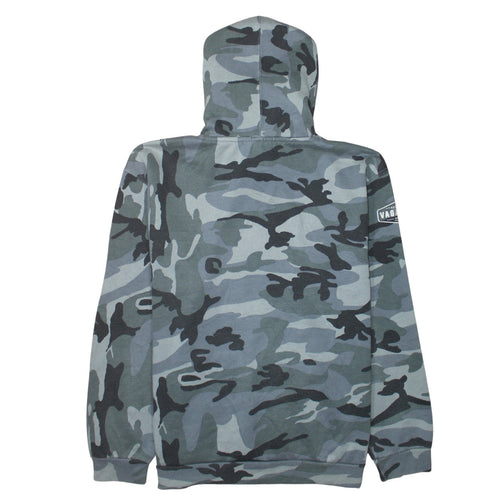 Game Slammed Mens Blue Camo Pullover Hoodie XL Hooded Sweatshirt