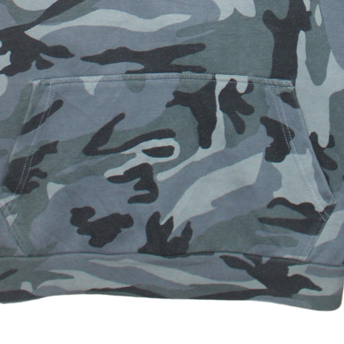 Game Slammed Mens Blue Camo Pullover Hoodie XL Hooded Sweatshirt