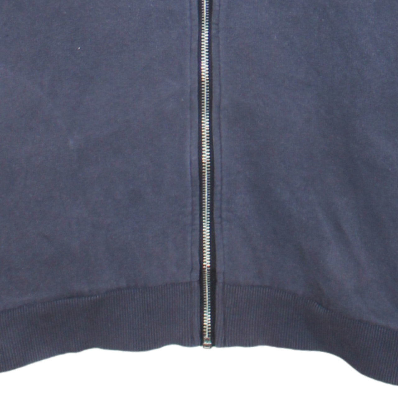 Superdry Womens Blue Full Zip Hoodie UK 12 Cotton Blend Casual
