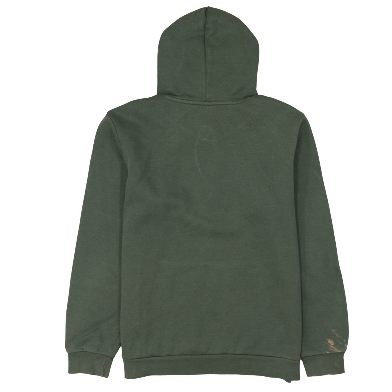 Puma Men's Green Pullover Hoodie Medium Sports Fleece Logo