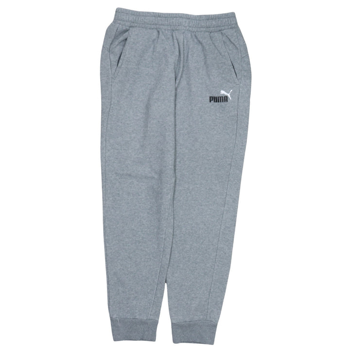 Puma Men Grey Jogger Sweatpants Medium Regular Fit Activewear