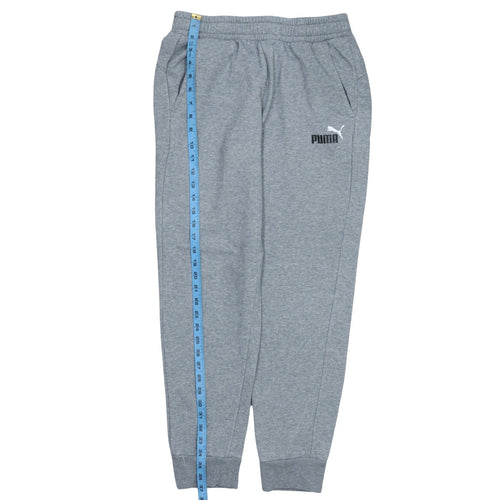 Puma Men Grey Jogger Sweatpants Medium Regular Fit Activewear