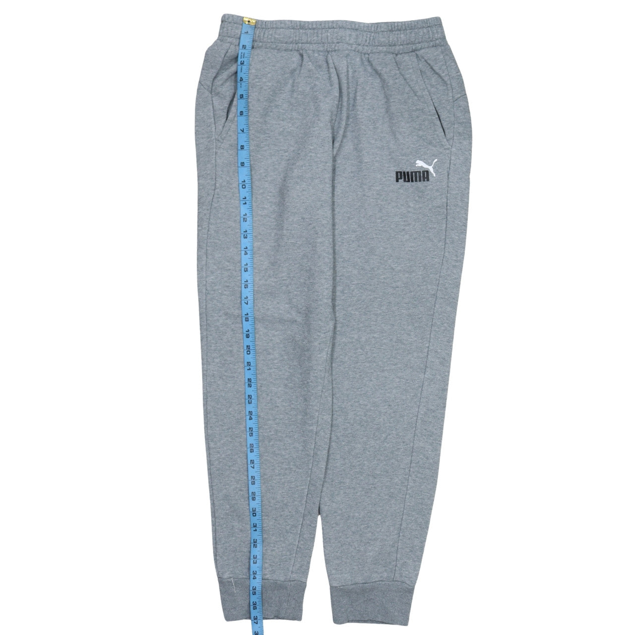 Puma Men Grey Jogger Sweatpants Medium Regular Fit Activewear
