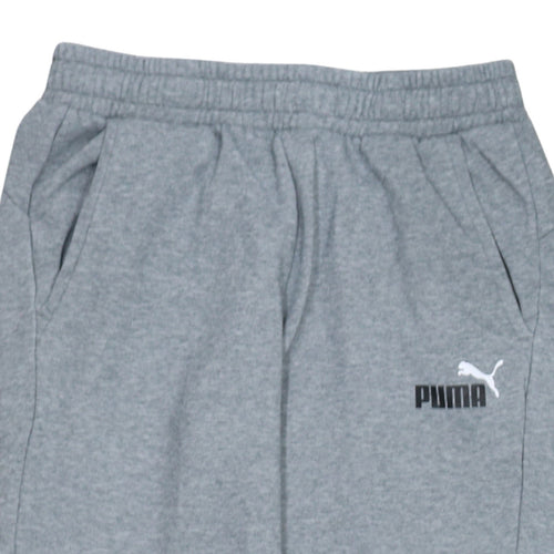 Puma Men Grey Jogger Sweatpants Medium Regular Fit Activewear