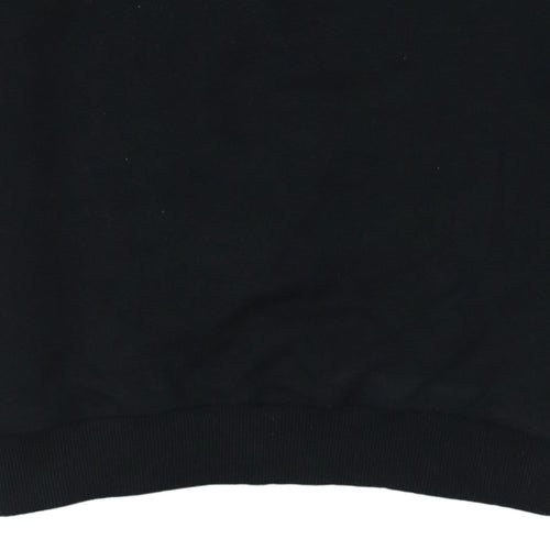 Puma Womens Black Size 12 Crew Neck Pullover Sweatshirt