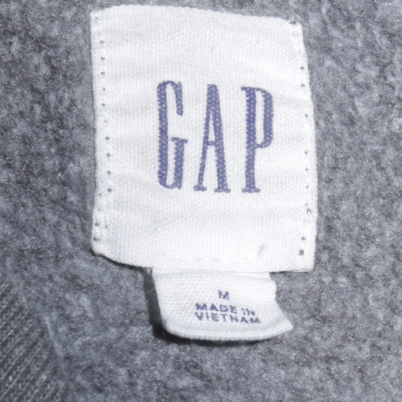 GAP Men's Grey Maroon Logo 1969 Crew Neck Sweatshirt Size M