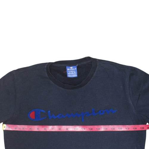 Champion Men's Black XS Crew Neck Pullover Sweatshirt