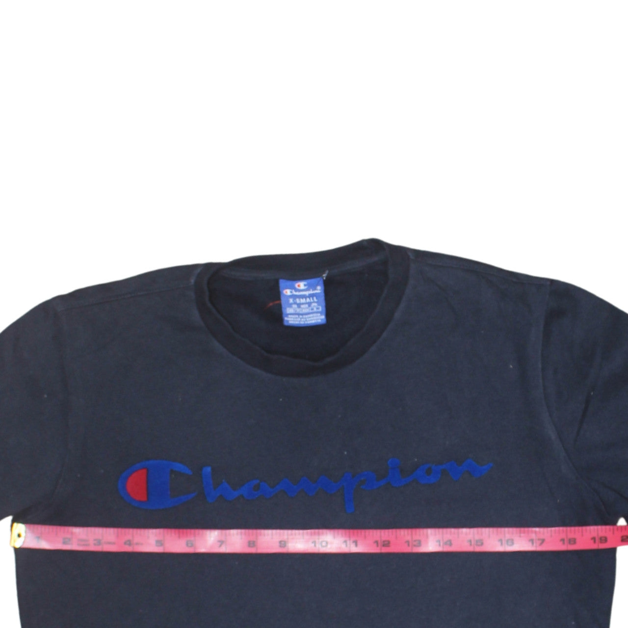 Champion Men's Black XS Crew Neck Pullover Sweatshirt