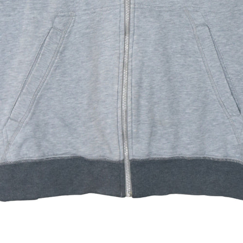 Nike Men's Grey Full Zip Hoodie L Sportswear Sweatshirt