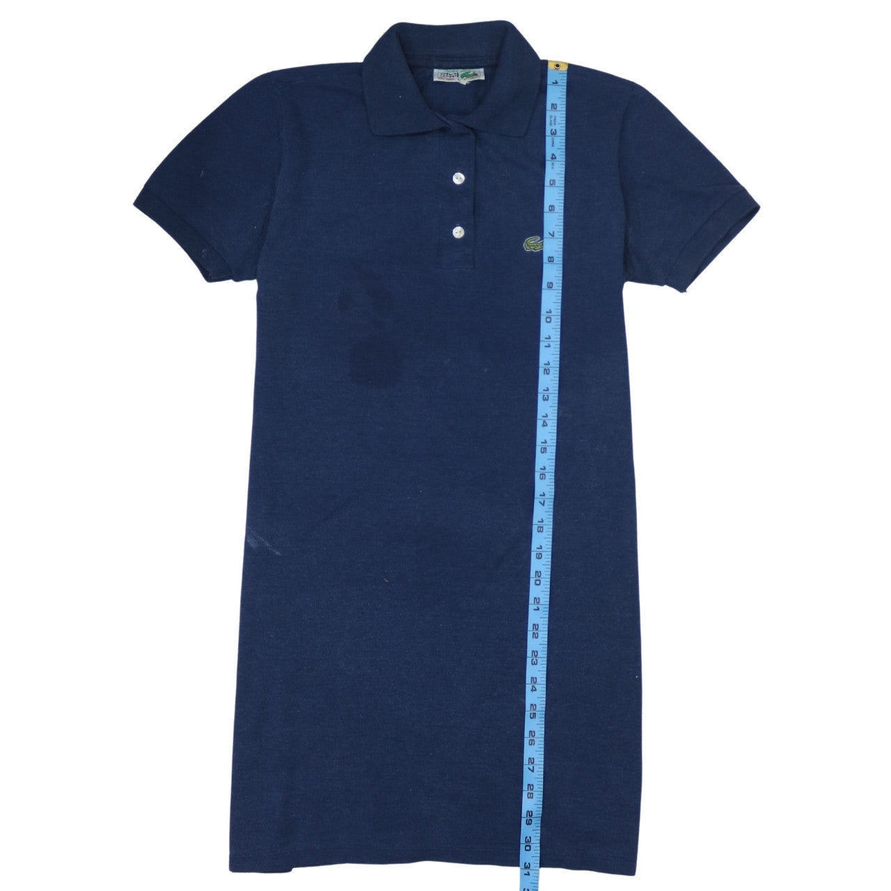 Lacoste Men's Blue Cotton Short Sleeve Polo Shirt L