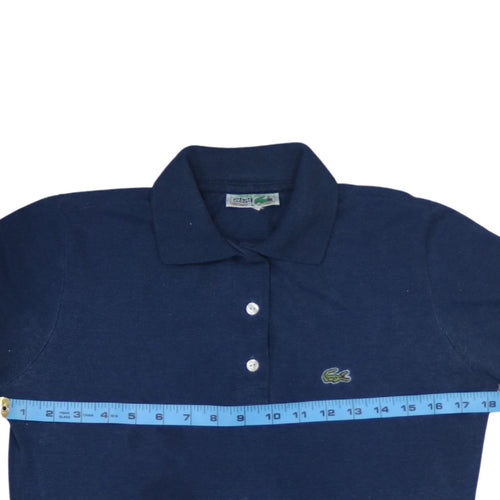 Lacoste Men's Blue Cotton Short Sleeve Polo Shirt L