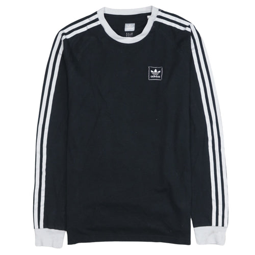 Adidas Men's Black Long Sleeve Crew Neck Casual Top Size S