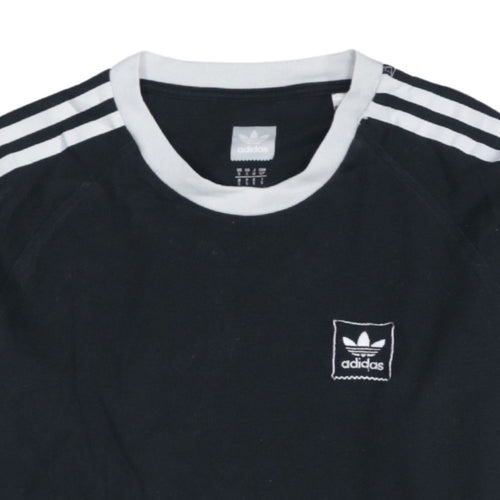 Adidas Men's Black Long Sleeve Crew Neck Casual Top Size S