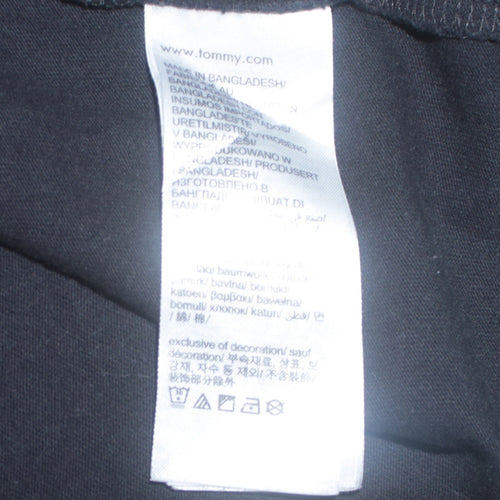 Adidas Women's Black Ringer Short Sleeve Cotton T-Shirt Size 8