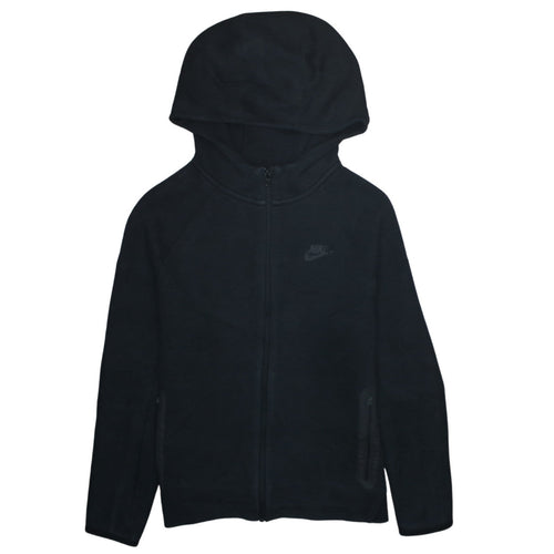 Nike Boys Black Full Zip Fleece Hoodie XL 158-170cm