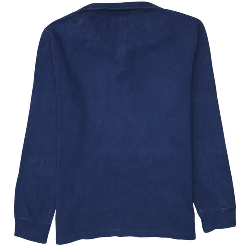 Polo Ralph Lauren Men's Blue Cotton 1/4 Zip Jumper XL