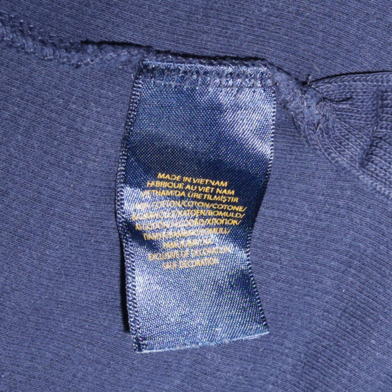 Polo Ralph Lauren Men's Blue Cotton 1/4 Zip Jumper XL