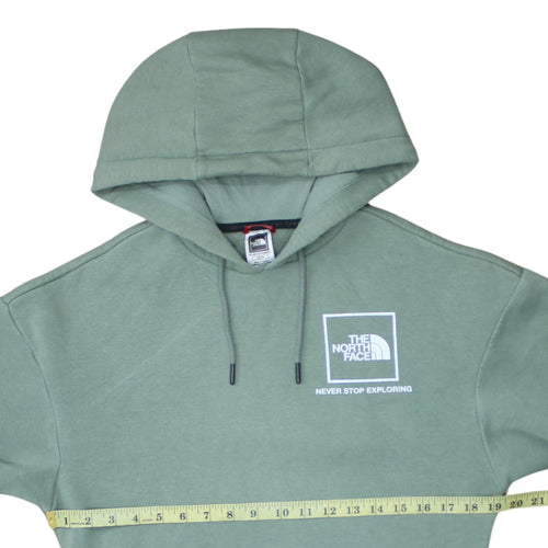 The North Face Womens Green XS Pullover Hoodie Never Stop Exploring