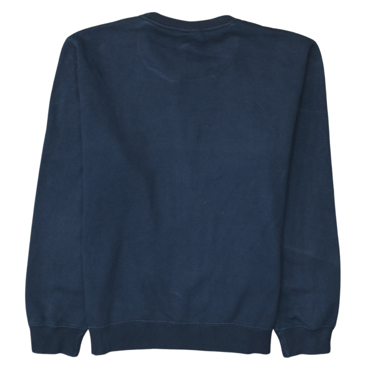 Champion Women Navy Blue Regular Fit Crew Neck Sweatshirt M