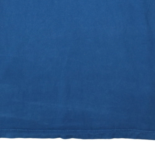 Adidas Men's Blue Short Sleeve Crew Neck XL Retro Sports T-Shirt