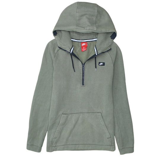Nike Men’s Green Fleece 1/2 Zip Hoodie Size S Regular Fit