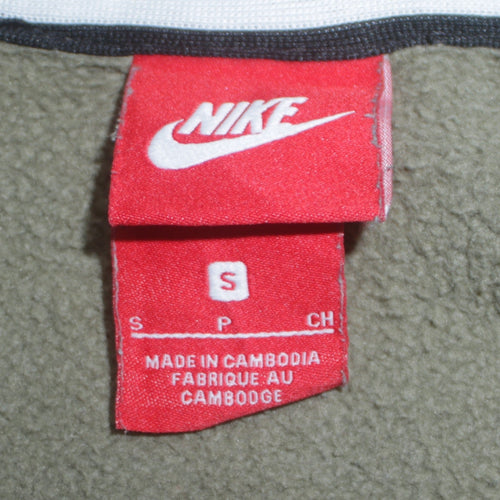 Nike Men’s Green Fleece 1/2 Zip Hoodie Size S Regular Fit