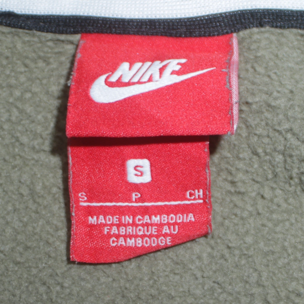 Nike Men’s Green Fleece 1/2 Zip Hoodie Size S Regular Fit