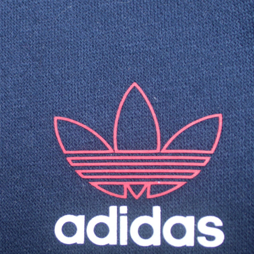 Adidas Boys Navy & Grey Pullover Hoodie XL 15-16 Years Cotton Blend