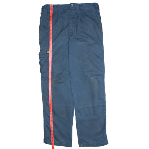 Dickies Men's Blue Cargo Workwear Trousers Size 44 Relaxed Fit