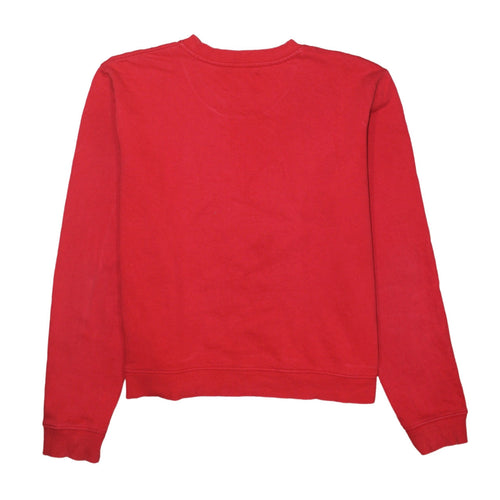 Calvin Klein Jeans Women's Red Cotton Crew Neck Sweatshirt Size L