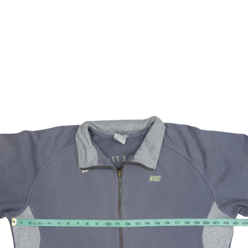 Nike Men's Blue M Track Jacket Full Zip Fleece Activewear