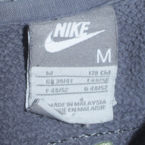 Nike Men's Blue M Track Jacket Full Zip Fleece Activewear