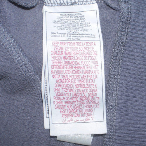 Nike Men's Blue M Track Jacket Full Zip Fleece Activewear