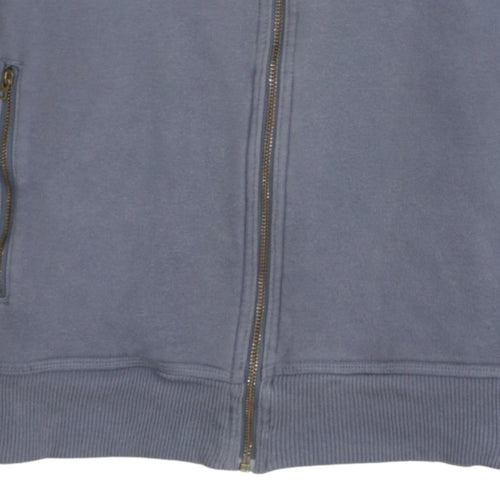 Nike Men's Blue M Track Jacket Full Zip Fleece Activewear