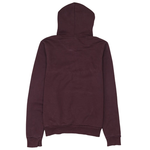 Puma Womens Brown Pullover Hoodie Size 12 Regular Fit Logo Sweatshirt