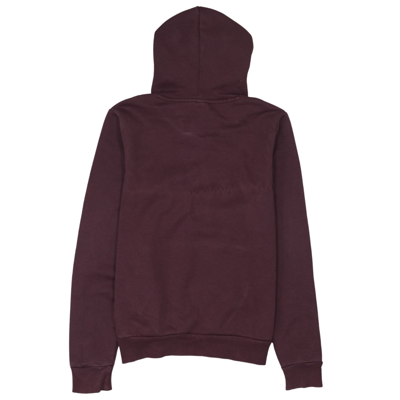 Puma Womens Brown Pullover Hoodie Size 12 Regular Fit Logo Sweatshirt