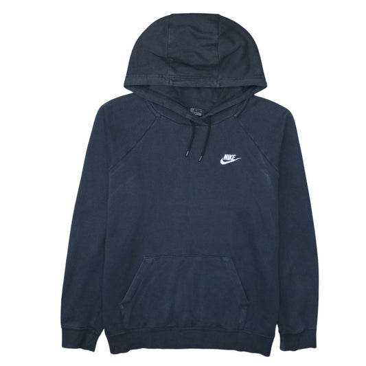 Nike Men's Black Pullover Hoodie L Regular Fit Fleece Sweatshirt