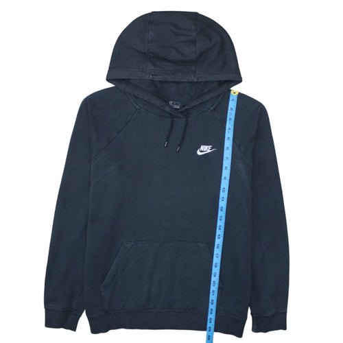 Nike Men's Black Pullover Hoodie L Regular Fit Fleece Sweatshirt