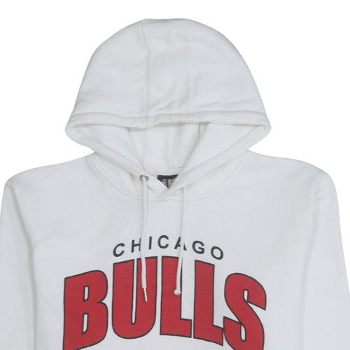 NBA Men’s White Chicago Bulls Hoodie Lavine 8 Logo Size L Pullover