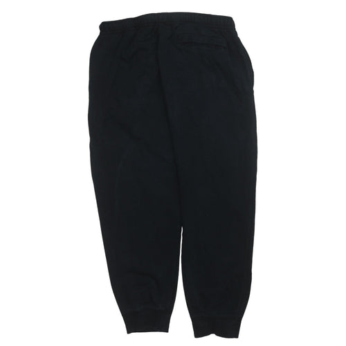 Nike Men's Black XL Fleece Jogger Sweatpants with Pockets