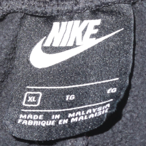 Nike Men's Black XL Fleece Jogger Sweatpants with Pockets