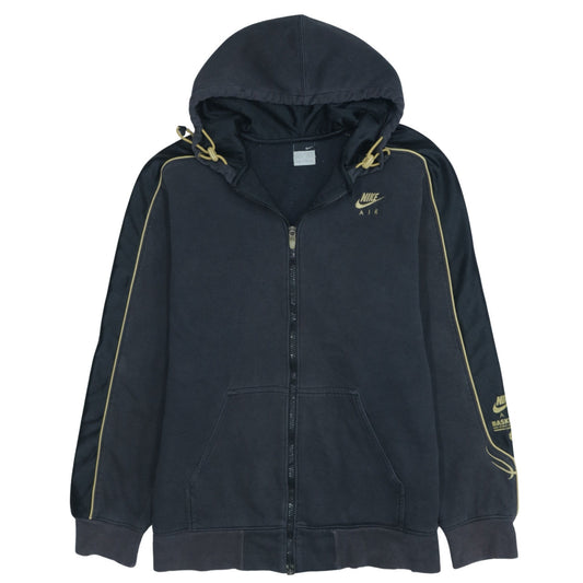 Nike Air Men's Black Full Zip Hoodie M Basketball Style