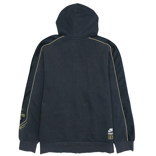 Nike Air Men's Black Full Zip Hoodie M Basketball Style