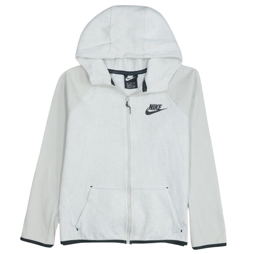 Nike Boys Grey Full Zip Hoodie XL Lightweight Sportswear
