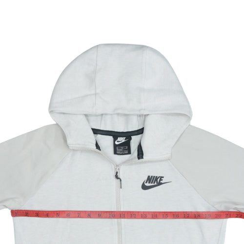 Nike Boys Grey Full Zip Hoodie XL Lightweight Sportswear